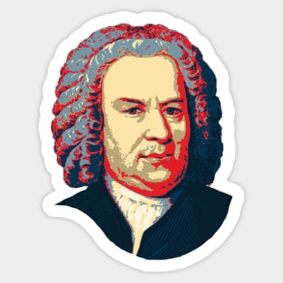 Bach Pop Art Sticker